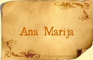 Ime Ana Marija